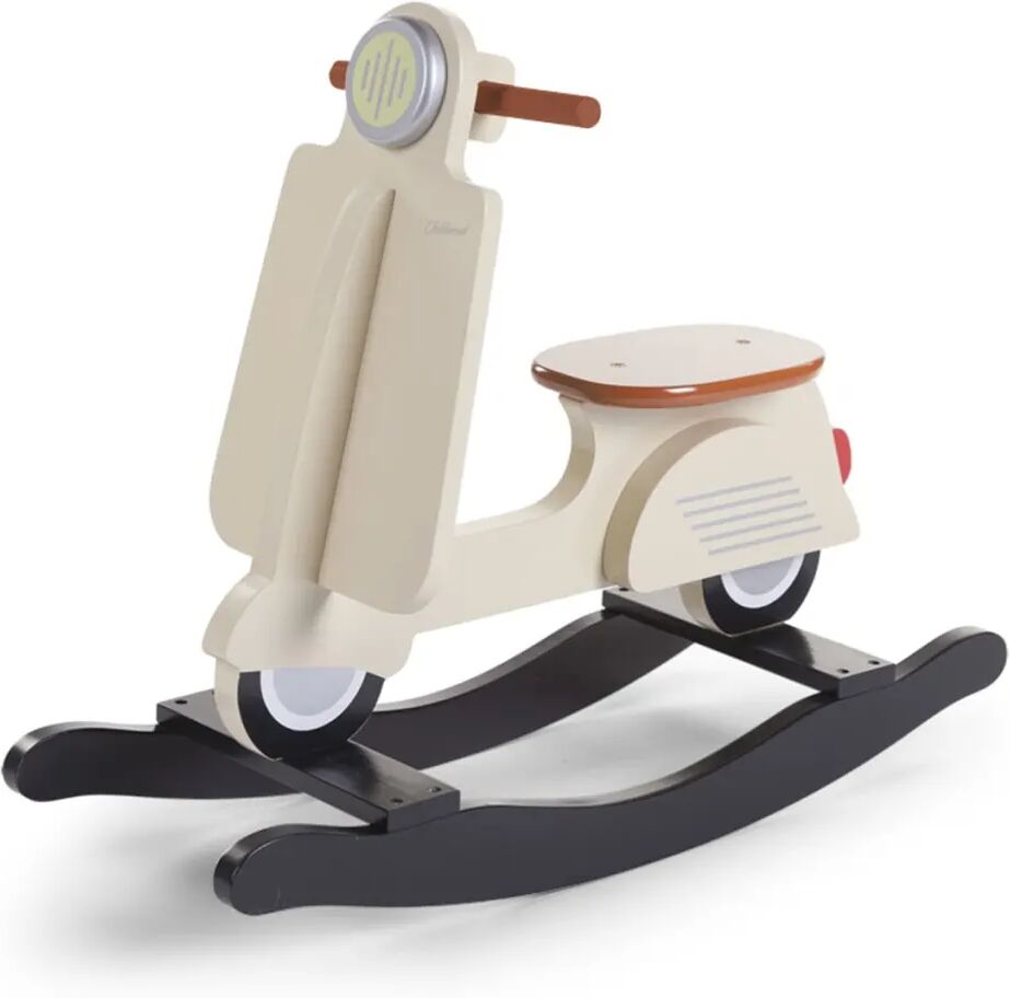 CHILDHOME Scooter à bascule Beige et noir CWRSCR