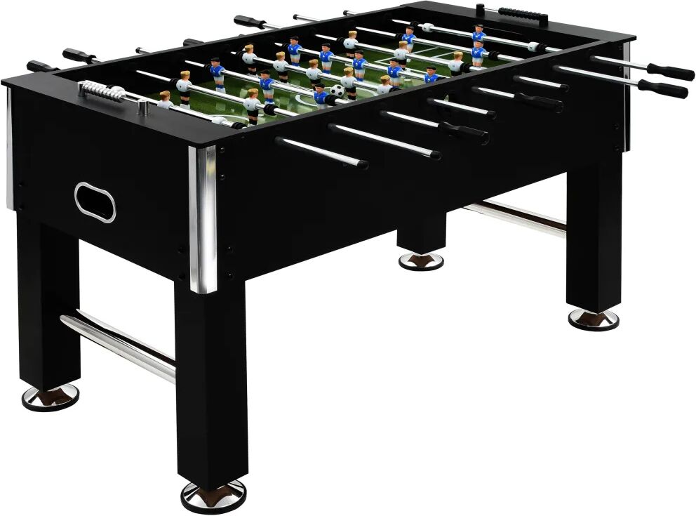 vidaXL Table de football Acier 60 kg 140 x 74,5 x 87,5 cm Noir