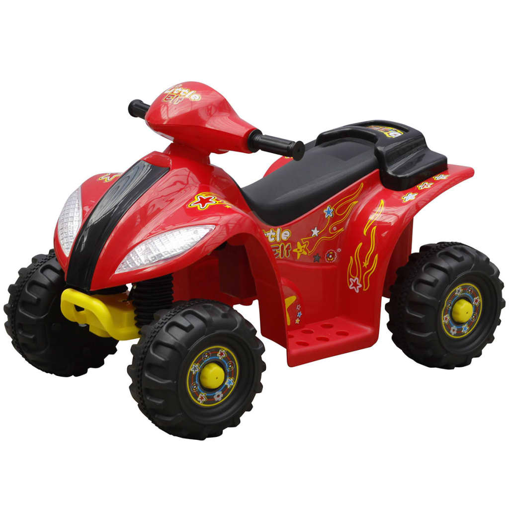 vidaXL Quad électrique pour enfants Rouge et Noir