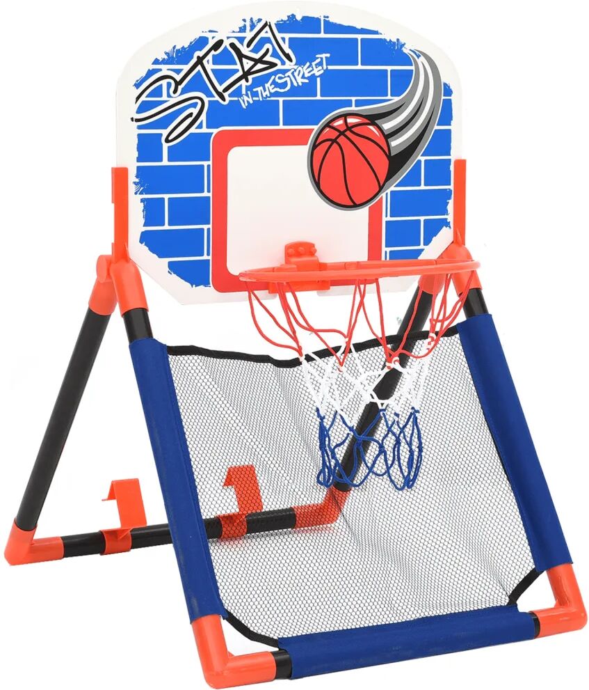 vidaXL Ensemble basket multifonctionnel de porte et mur pour enfants