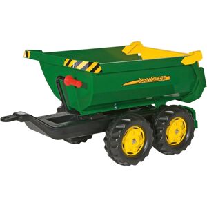 Rolly Toys Kinderfahrzeug-Anhänger »Halfpipe John Deere«, für Trettraktoren grün