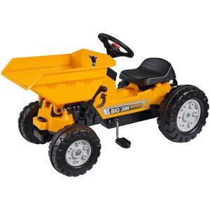 BIG Trettraktor »BIG-Jim-Dumper«, BxTxH: 46x54x94 cm gelb/schwarz