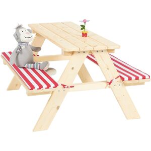 Pinolino® Garten-Kindersitzgruppe »Nicki«, Picknicktisch, BxHxT: 90x79x50 cm weiss