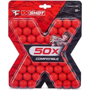 X-Shot - Chaos Faze Clan Dart Balls Nachfüllpackung 50 Stück, Multicolor