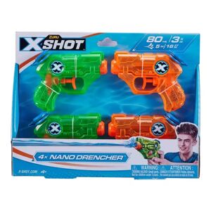 X-Shot - 4x Nano Drencher, Multicolor