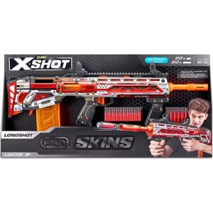 X-Shot - Skins Pro Series Longshot Blaster (40 Darts), Multicolor