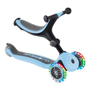 Globber 3in1 Scooter Go-Up mit Leuchtrollen hellblau unisex