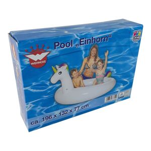 Wehncke Pool Einhorn 196x132x77 cm weiss unisex