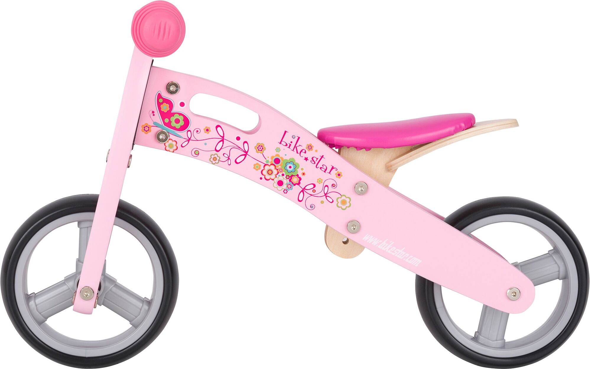 Bikestar Laufrad »2-in-1« Floral Pink