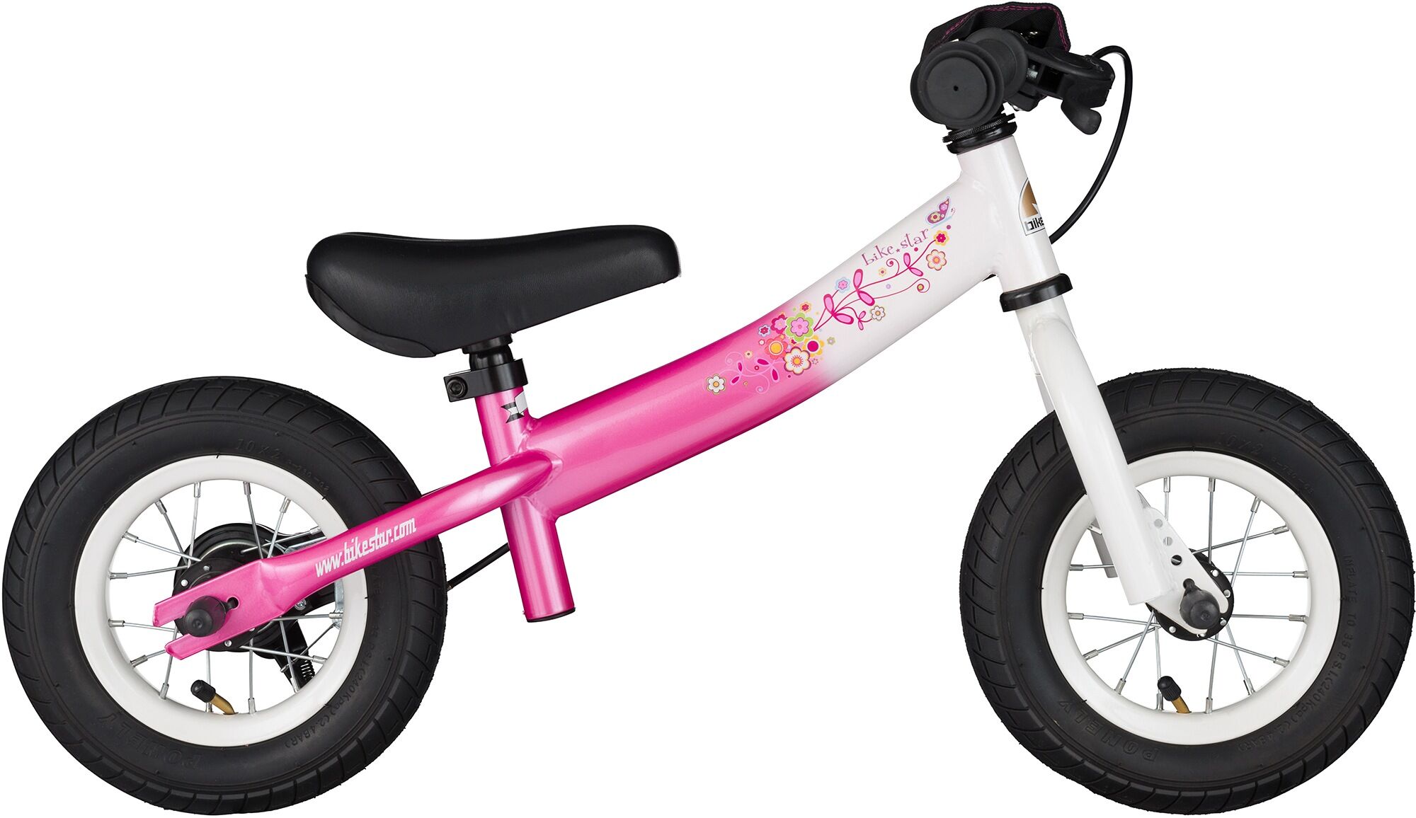 Bikestar Laufrad »BIKESTAR Kinderlaufrad ab 2 Jahre 10 Zoll Flex« Floral Pink