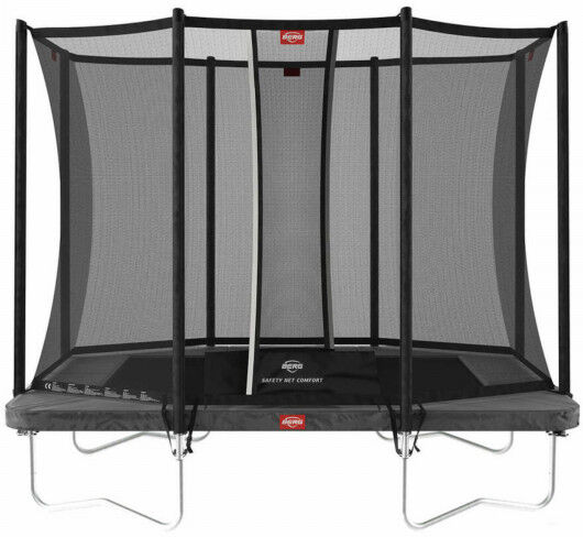 Berg Gartentrampolin Ultim Favorit inkl. Sicherheitsnetz Comfort Grau