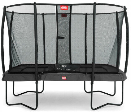 Berg Trampolin Ultim Champion Regular inkl. Sicherheitsnetz Deluxe Grau