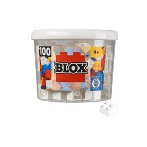 SIMBA Blox - 100 4er Bausteine weiß - kompatibel mit bekannten Spielsteinen