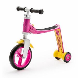 Scoot and Ride Scootandride Highwaybaby Plus 2w1 Hulajnoga I Rowerek 1+ Pink - Wie Neu Pink/Gelb