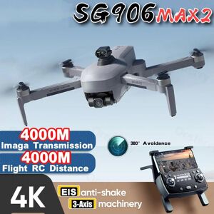 Lyzrc 2024 Neue Sg906 Max2 Professionelle Fpv Eis 4k Kamera Drohne 3-Achsen Gimbal Bürstenlosen Gps 4km Quadcopter 360 Grad Hindernisvermeidung All Beast 3e