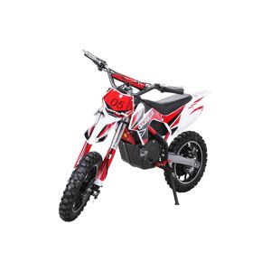 Actionbikes Motors Kinder Mini Elektro Crossbike Gazelle 500 Watt verstärkte Gabel (Rot)