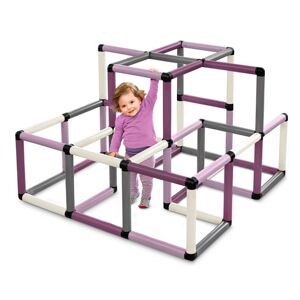 Quadro-Home-KLETTERPYRAMIDE, berry - Berry - unisex