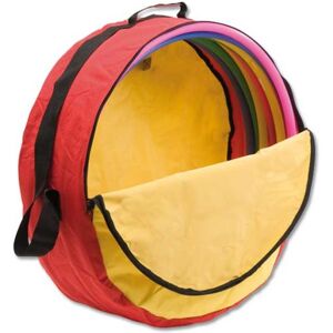 Betzold-Sport Hula-Hoop Tasche - für 60 cm Reifen, Rot-Gelb