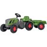 Tretfahrzeug ROLLY TOYS "Fendt 516 Vario" Tretfahrzeuge grün Kinder Kettcar Tretfahrzeug Traktor mit Trailer