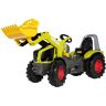 Tretfahrzeug ROLLY TOYS "Premium Claas Axion 950" Tretfahrzeuge grün Kinder Kettcar Tretfahrzeug Kindertraktor mit Lader