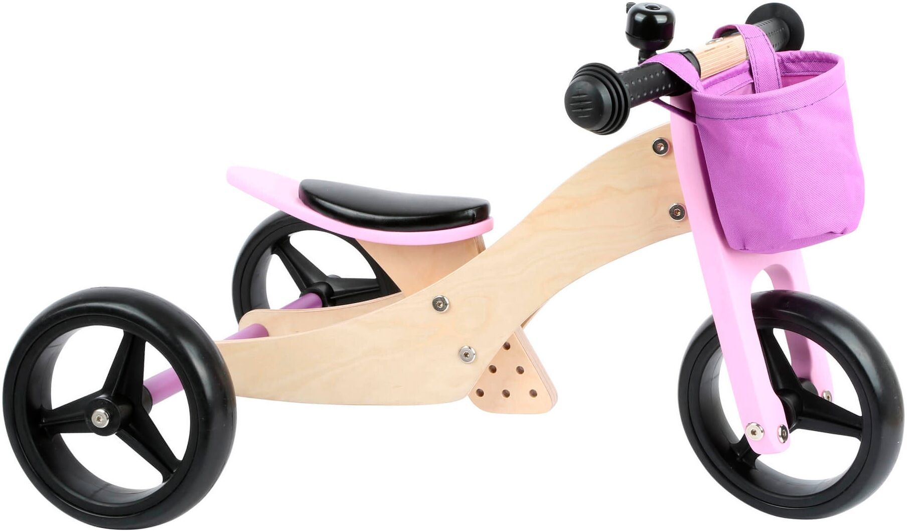 Laufrad SMALL FOOT "und Dreirad, rosa" Laufräder rosa Kinder Laufrad