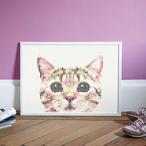 dot on art - animals - cat, 50 x 70 cm