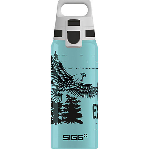 SIGG Alu-Trinkflasche WMB ONE Brave Eagle, 600 ml türkis-kombi