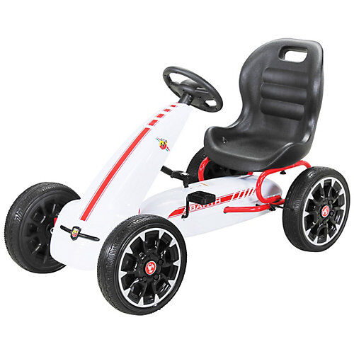 Actionbikes Motors Kinder Go-Kart Abarth FS595 Lizenziert weiß