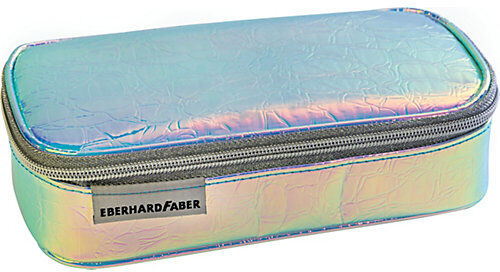 Eberhard Faber Jumbo Etuibox irisierend, unbefüllt silber Mädchen Kinder