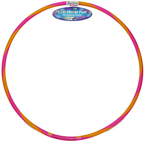 alldoro® LED Hoop Fun Ø 66cm Gartenspielzeug rosa/orange