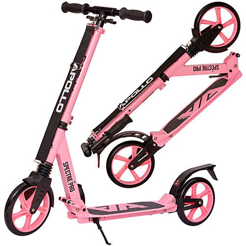 APOLLO City Scooter klapp- und höhenverstellbar Spectre Pro schwarz/rosa