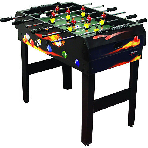 Carromco Kicker Multigame-Tisch 4 in 1 schwarz