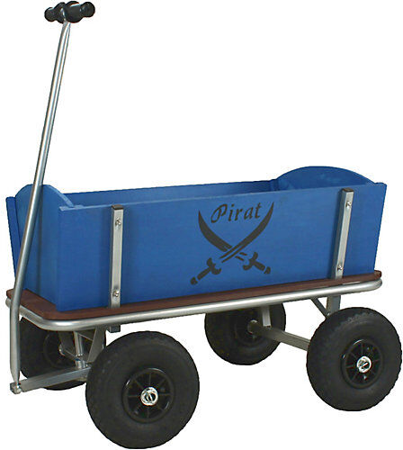 Beachtrekker Style Holzbollerwagen, Handwagen, Leiterwagen (Pirat)