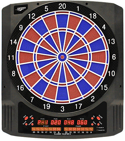 Carromco Elektronic Classic Dartboard Master II schwarz