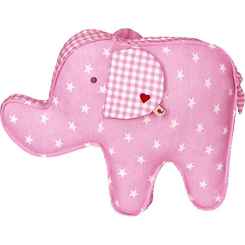 Spiegelburg Kissen Elefant BabyGlück, rosa