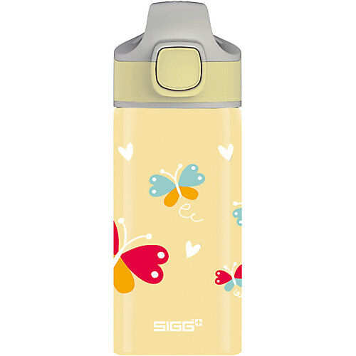 SIGG Alu-Trinkflasche MIRACLE Kids Butterfly, 400 ml gelb