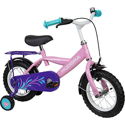 HUDORA Kinderfahrrad RS-4 2.0, 12 Zoll, rosa