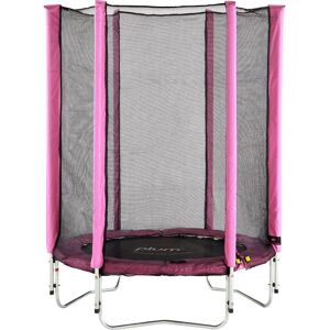 Plum trampolin Junior med sikkerhedsnet pink 4,5 fod