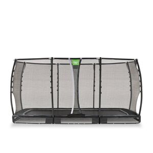 Exit Toys EXIT Allure Premium nedgravet trampolin 244x427cm - sort