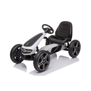 Mercedes-Benz Mercedes Benz Pedal-Drevet Gokart Til Børn, Hvid