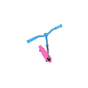 MCU-Sport LED Skateboard + Maronad Stick Pink/Blå