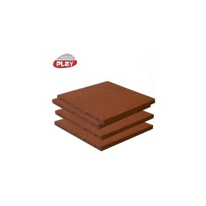 NSH Nordic Gummiflise 50x50x3 cm rød NORDIC PLAY Active 7,5 m2 - 30 stk. (810-175)