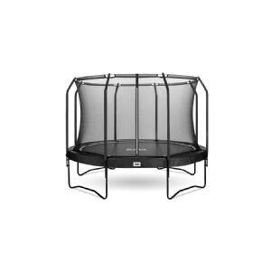 NSH Nordic Salta Trampolin Premium Black Edition Ø427 cm, sort inkl. sikkerhedsnet (805-562)