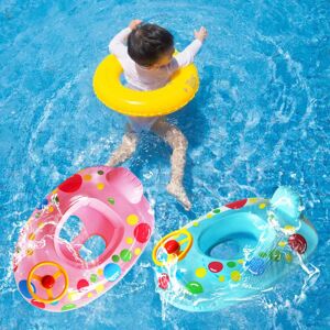 Oppustelige svømmeringe Baby vandspil spil pink