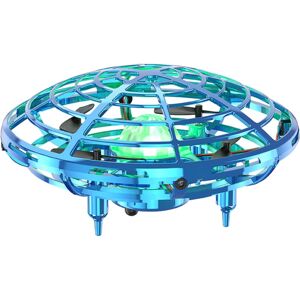 Flynovao Mini UFO-droner til børn, LED-drone til børn i alderen 8-12 år, F