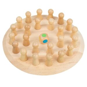 Hukommelsesspil af træ Skaklegetøj Memory Match Stick Montessori Toys M