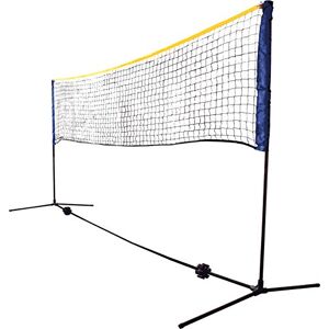 Schildkröt ® Netzgarnitur Kombi, freistehendes Freizeit-Netz für Badminton, Street-Tennis und andere Sportarten, stufenlos höhenverstellbar von 0,75 m bis 1,55 m, Breite 3 m, 970994