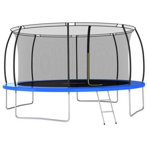 vidaXL trampolinsæt 460x80 cm 150 kg rund