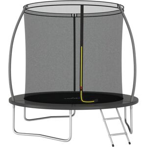 vidaXL trampolinsæt 244x55 cm 100 kg rund