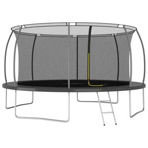 vidaXL trampolinsæt 460x80 cm 150 kg rund